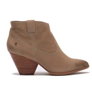 Frye Tan Brown Reina Bootie Ankle Boots